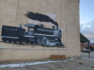 Buena Vista Train Mural Downtown